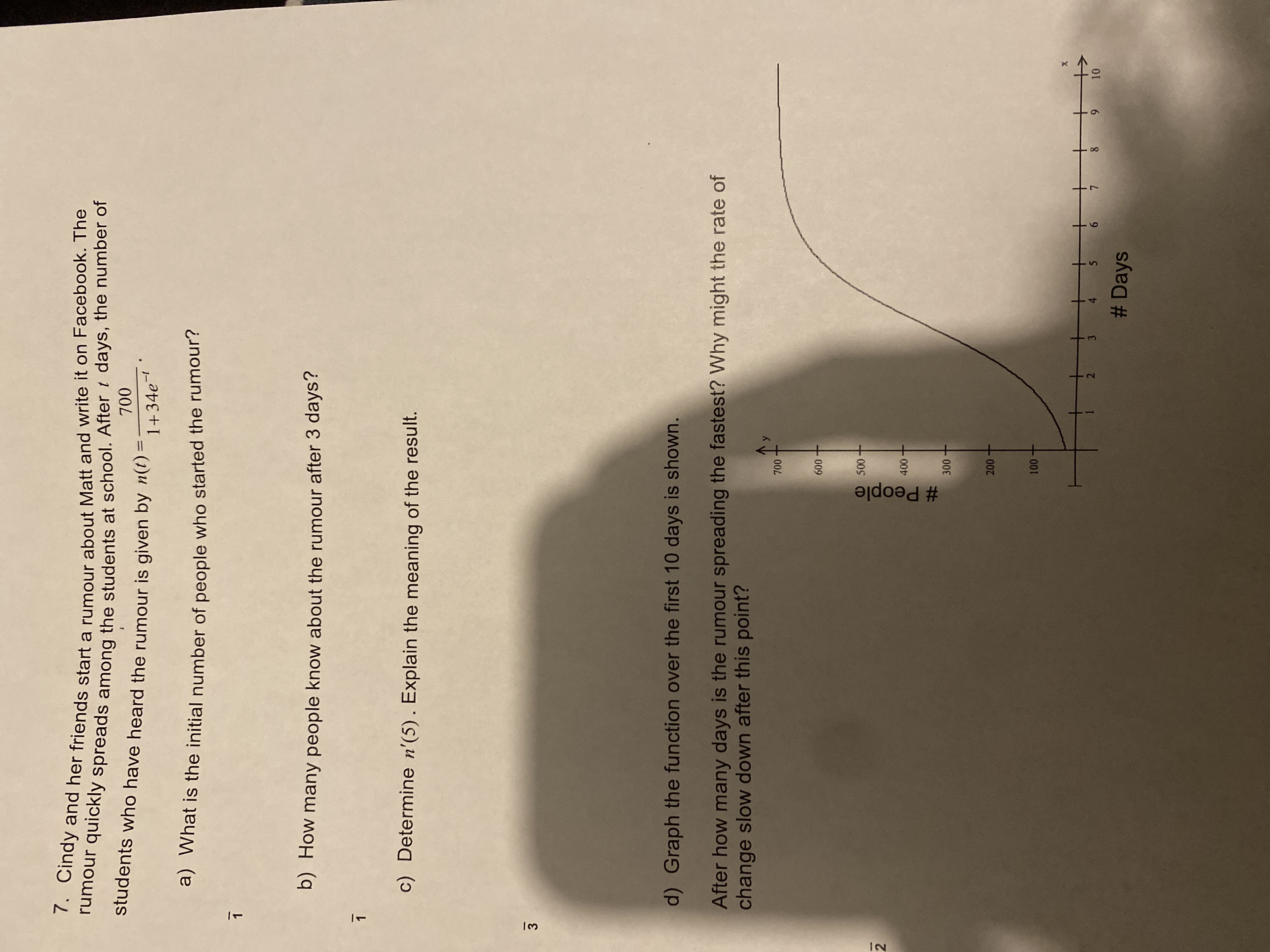 measured in radians. C) There is an infinite number of tangents with