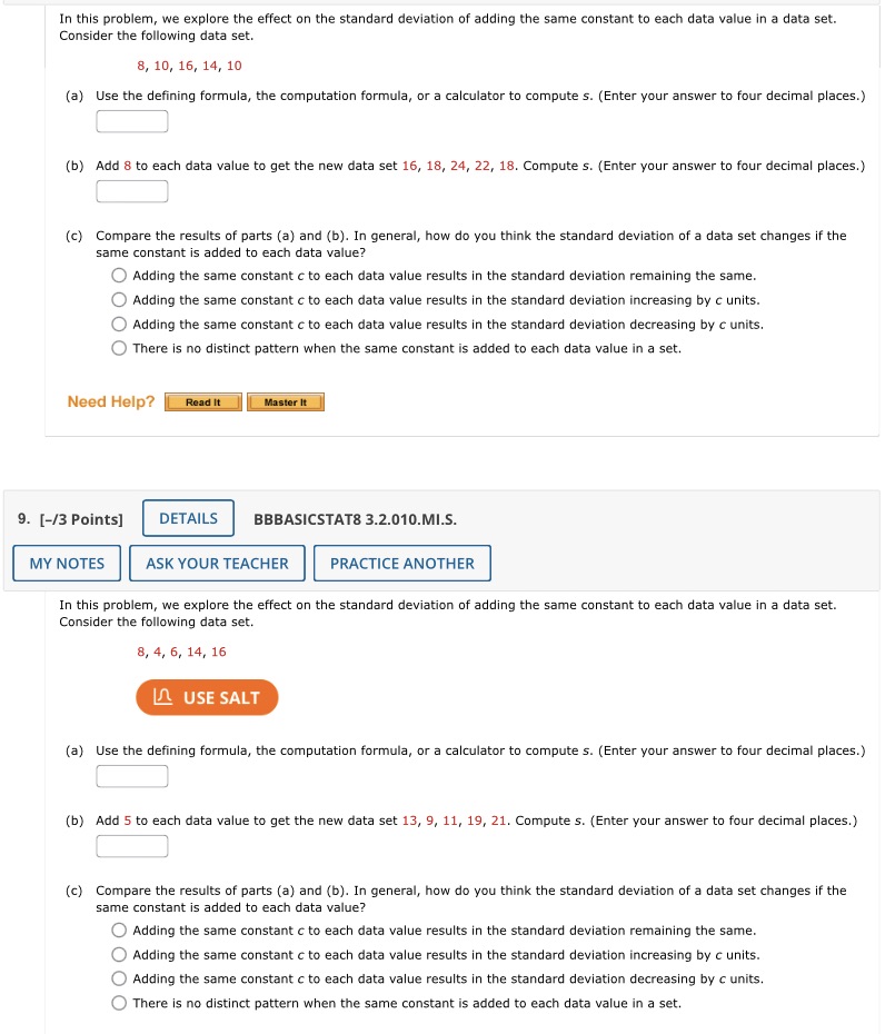 Please help with all questions In this problem, we explore the effect