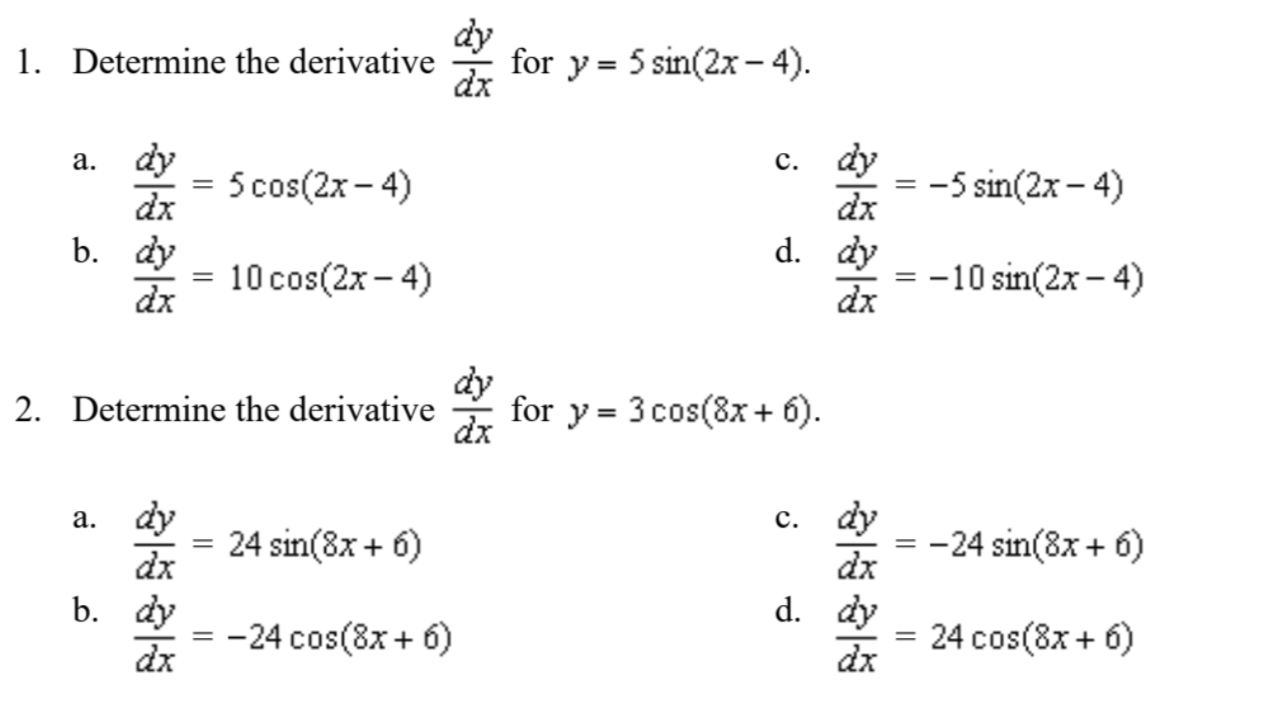 Do not show work Just give answer. Finish quick please. dy 1.