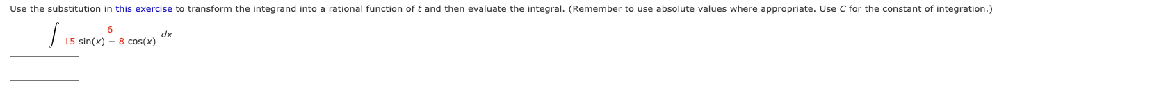 Use the substitution in this exercise to transform the integrand into