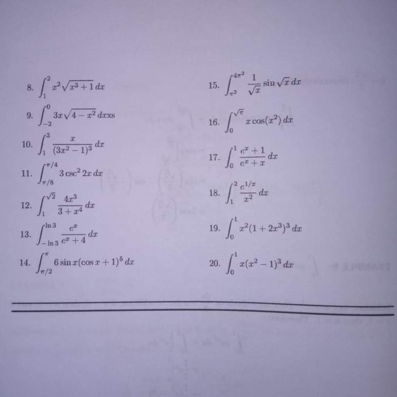 4 sin(x/4) da 7. 172 736 343B. 15. . sin Vidi 9.