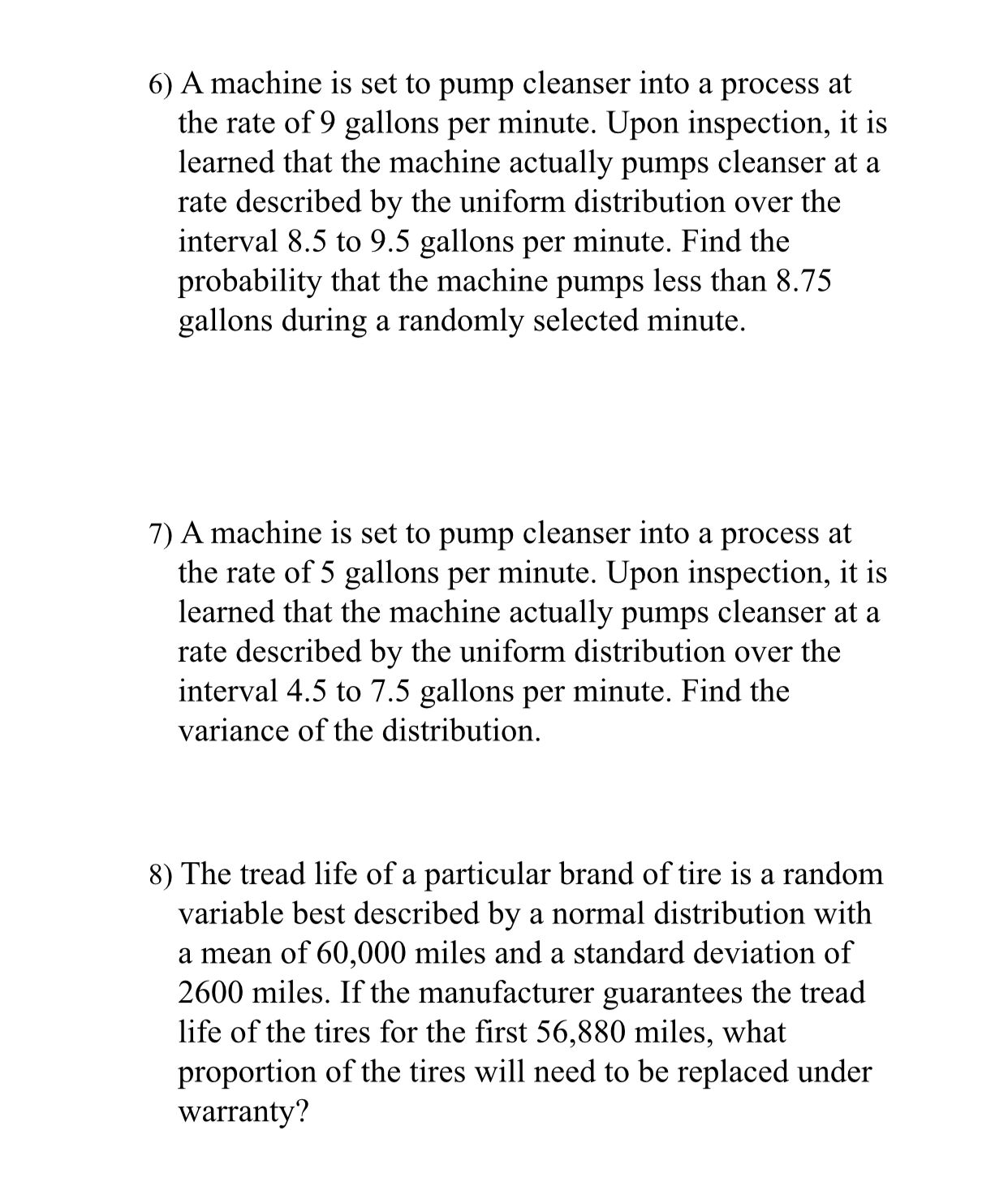and standard deviation of the distribution. X 2 3 5 8 10