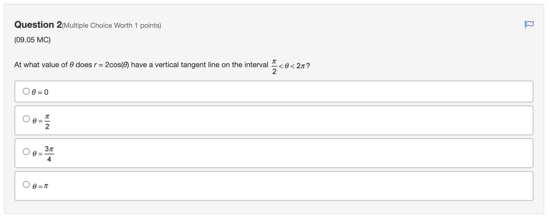 value of k does the polar graph r = ksinG + 1