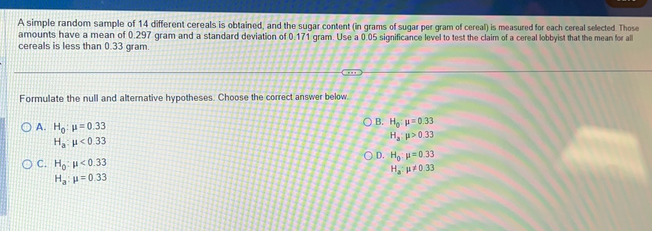 I need help with this question, would you please help me to