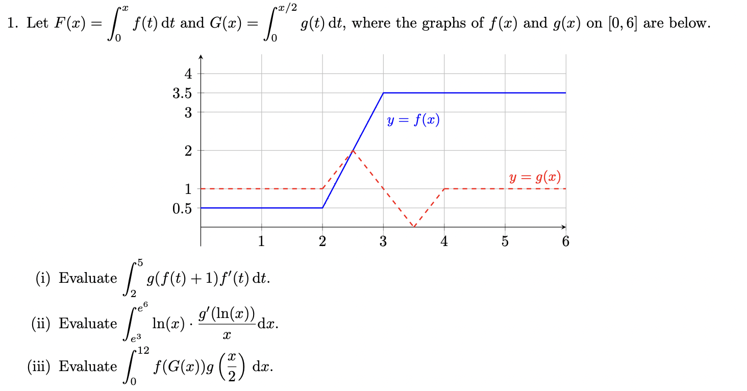  pac / 2 1. Let F(x) = / f(t) dt and