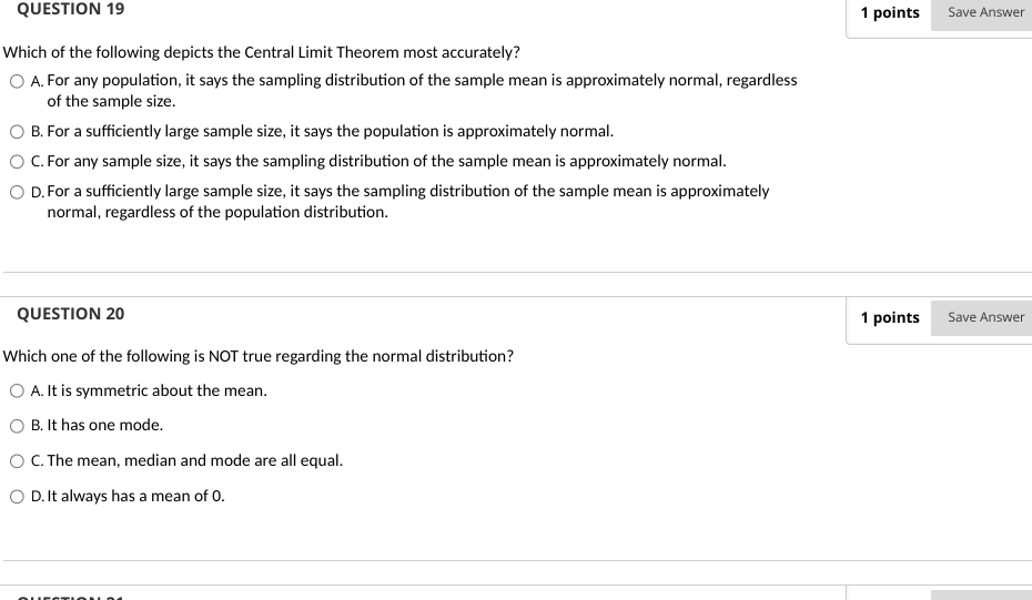 normal variable. Find a such that P(Z > a ) = 0.95.