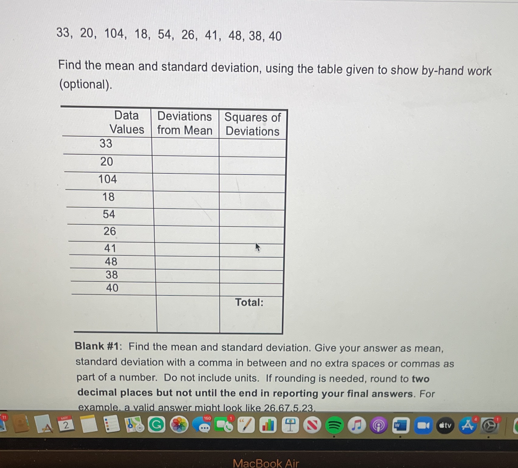 #2 find the five number summary. give your answer as a low