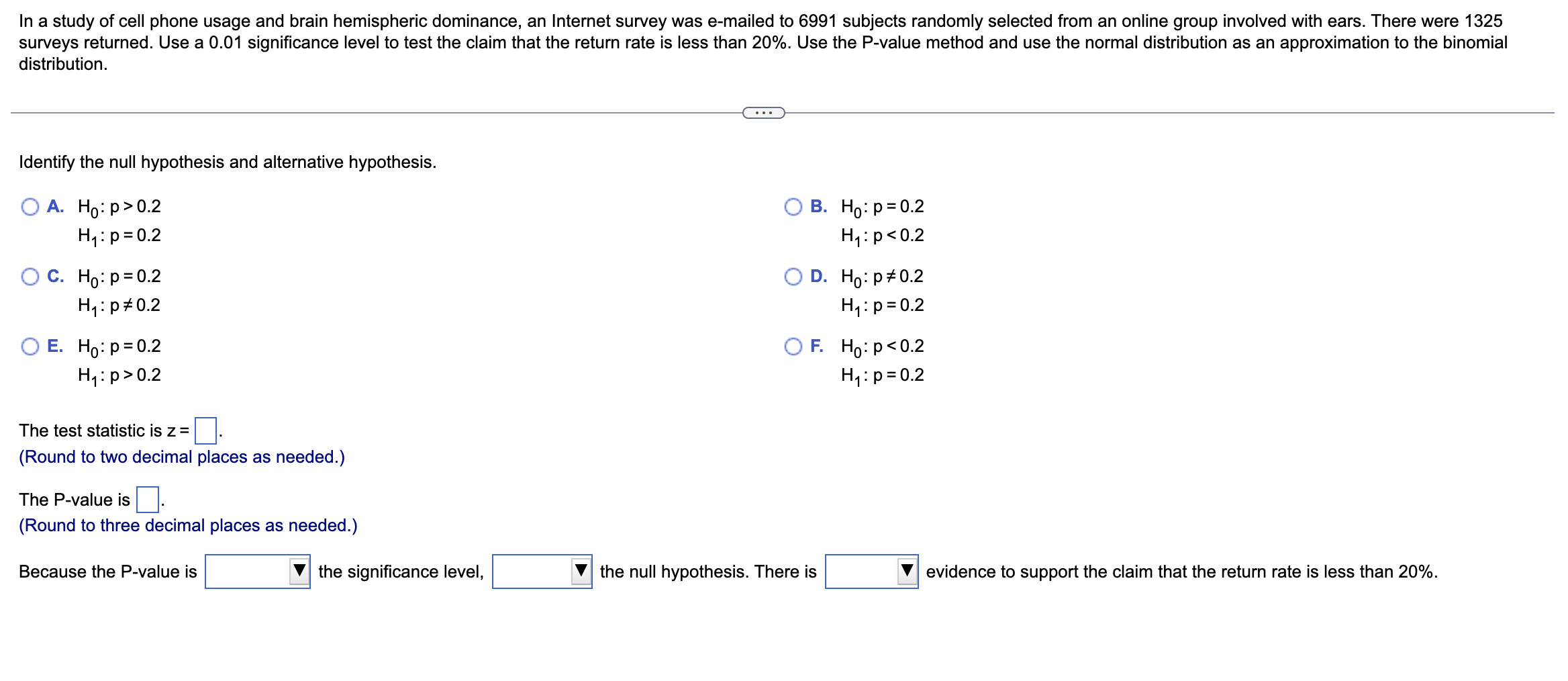 on the icon to view the binomial probability table. The probability of