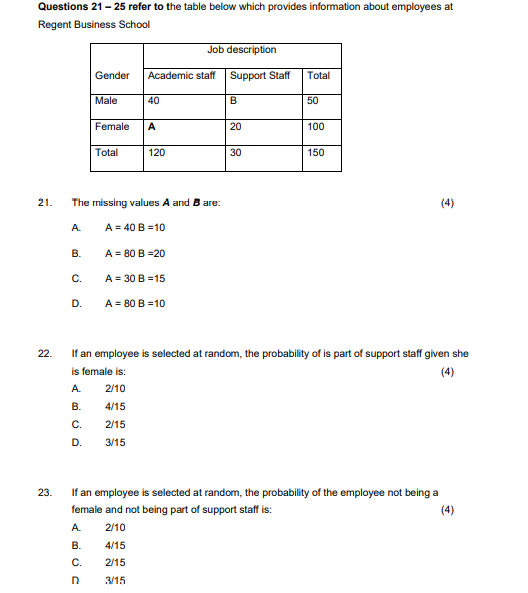 data B Qualitative data C Questionnaire D Moderating variable 2. Which one