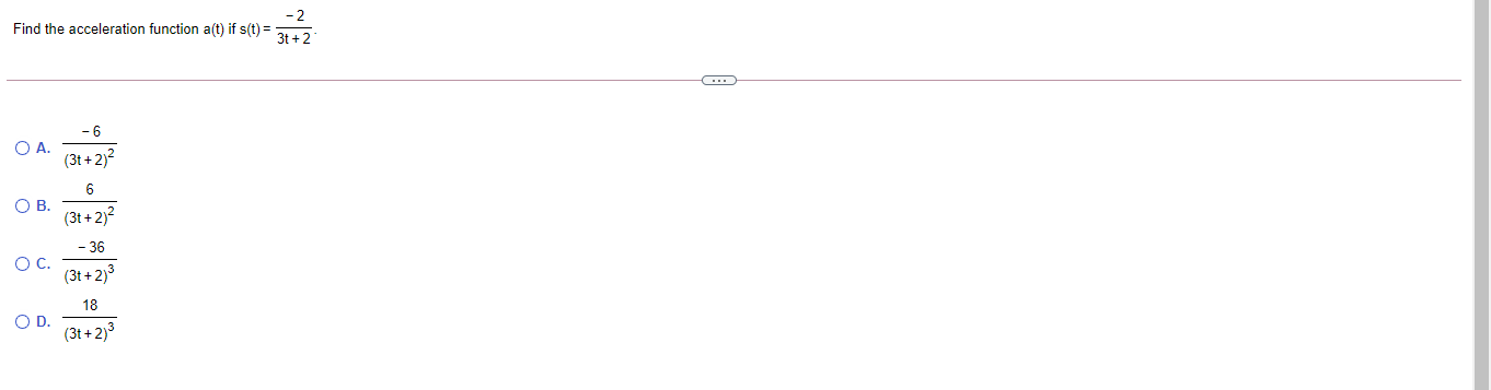 (3t + 2)3The prot function [in millions) tor a beverage company for