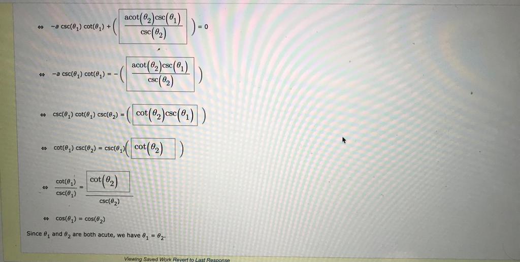 csc ( 61 ) # -a csc(0,) cot(0,) = -( csc (02)