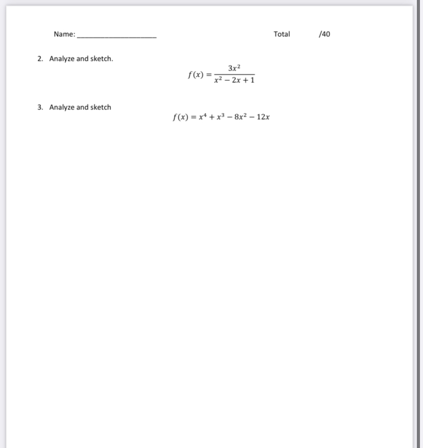 sure your work is in order and easy to follow. In the