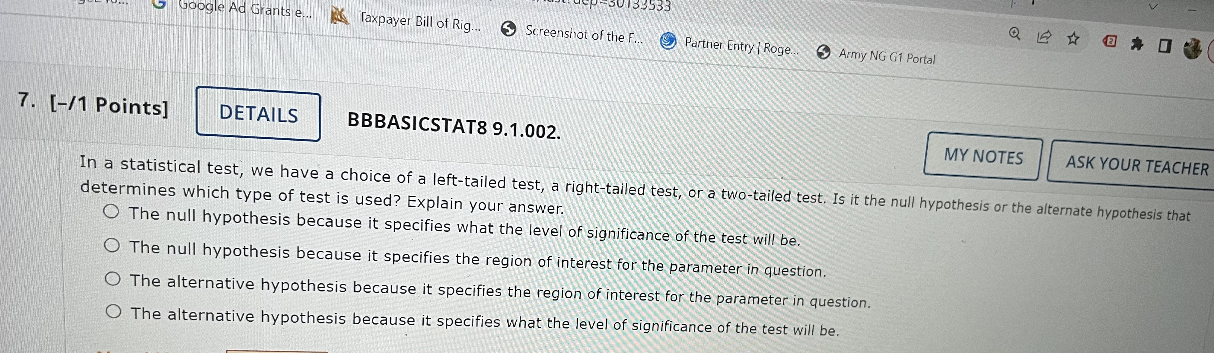 claim of 4.9 seconds, what would you use for the null hypothesis?
