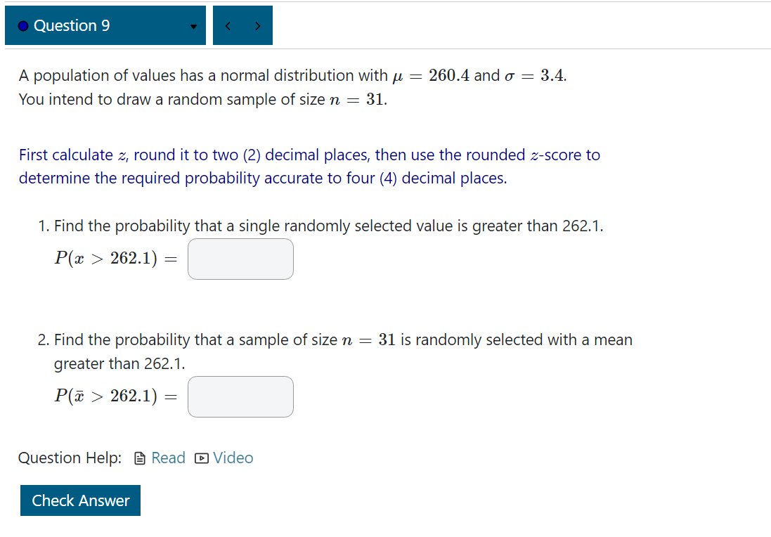 with a mean of 1031 and a standard deviation of 29.1, On