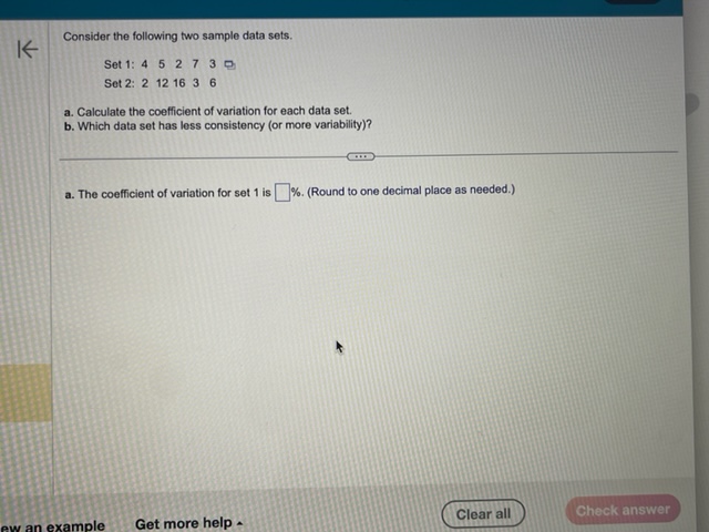 2 7 3 0 Set 2: 2 12 16 3 6 a.