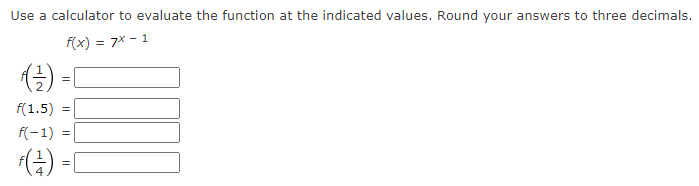 values. Round your answers to three decimals. gpr) : (%)x+l 9%) =: