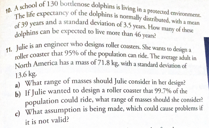  Normal DistributionStatisticsplease show your work 13. In a dog obedience class,