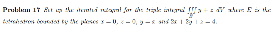 fffy + 2 CW where E is the E tetrahedron hounded by