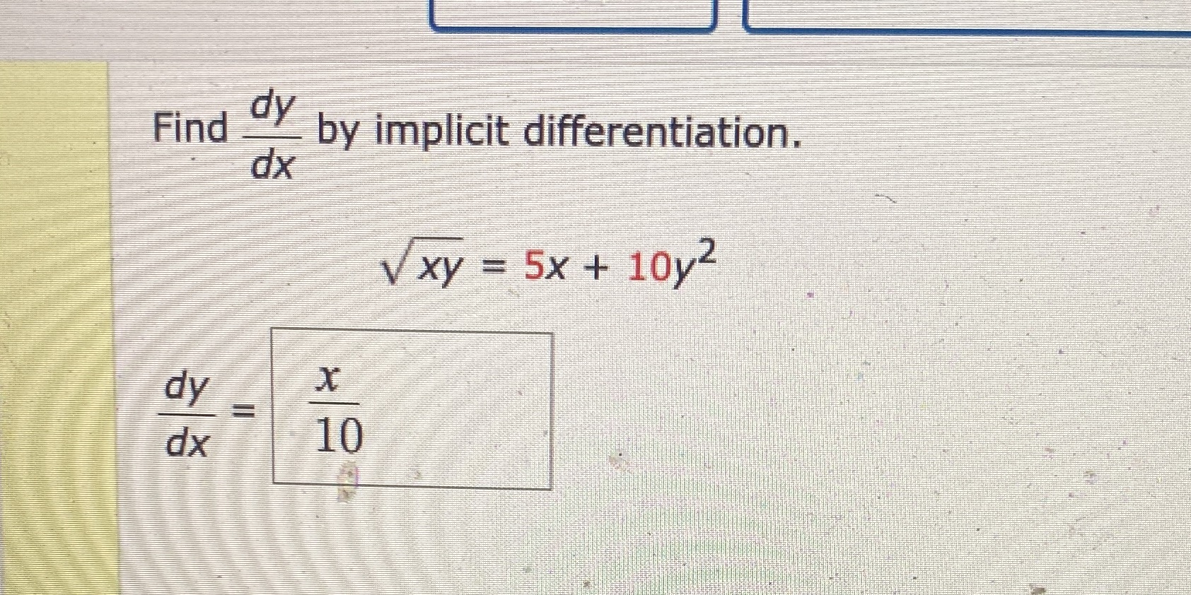Find? Zbymmpllcitdifferentiation