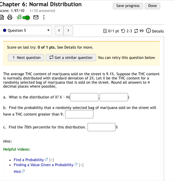9 & VO D : . Question 5 0/1 pt ) 2-3