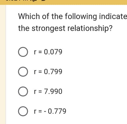is no correlation between the two 0 the correlation between the two