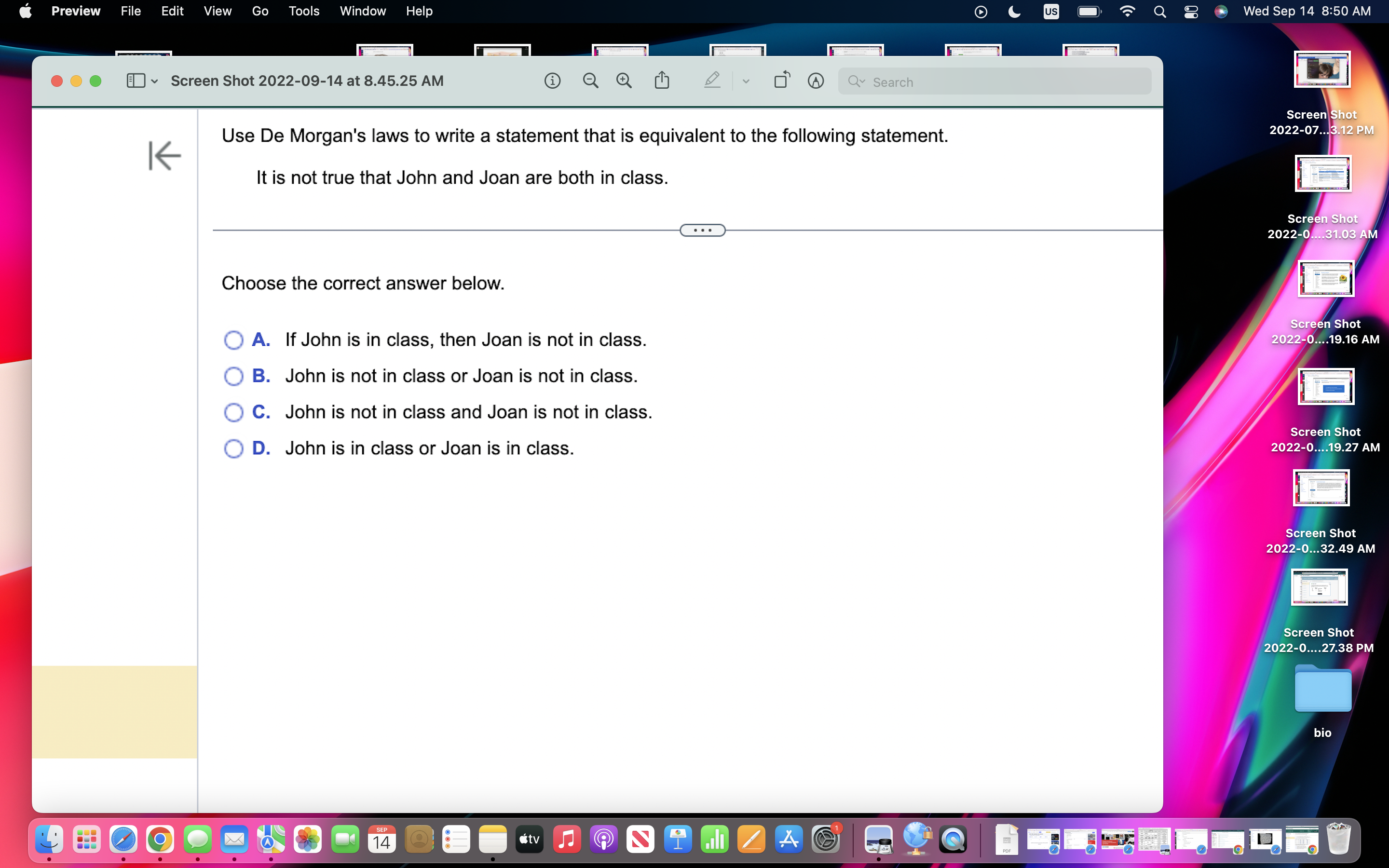 the statement given below in "if...then" form. Then write the converse, inverse,