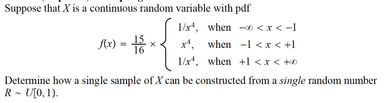 Suppose that X is a continuous random variable with pdf f(x) -