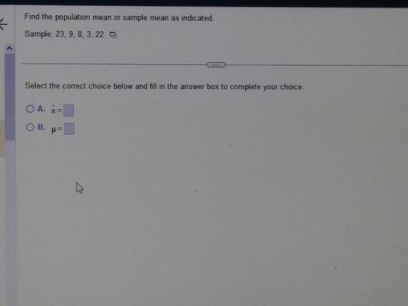 9, 8. 3, 22 Select the correct choice below and fill in