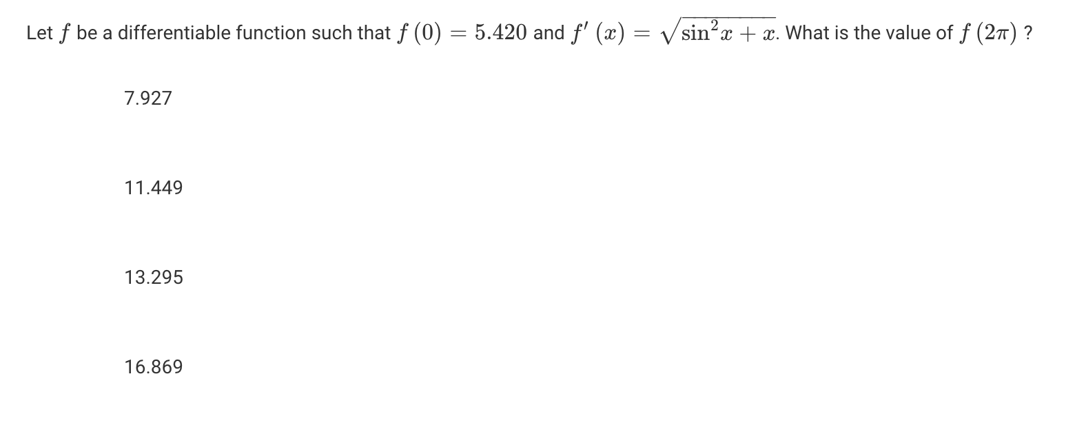 value of f f' (:13) aim? 0 712 12 24 36 Let