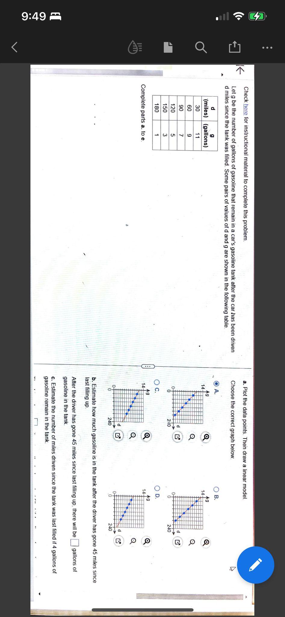  . . . Check here for instructional material to complete this