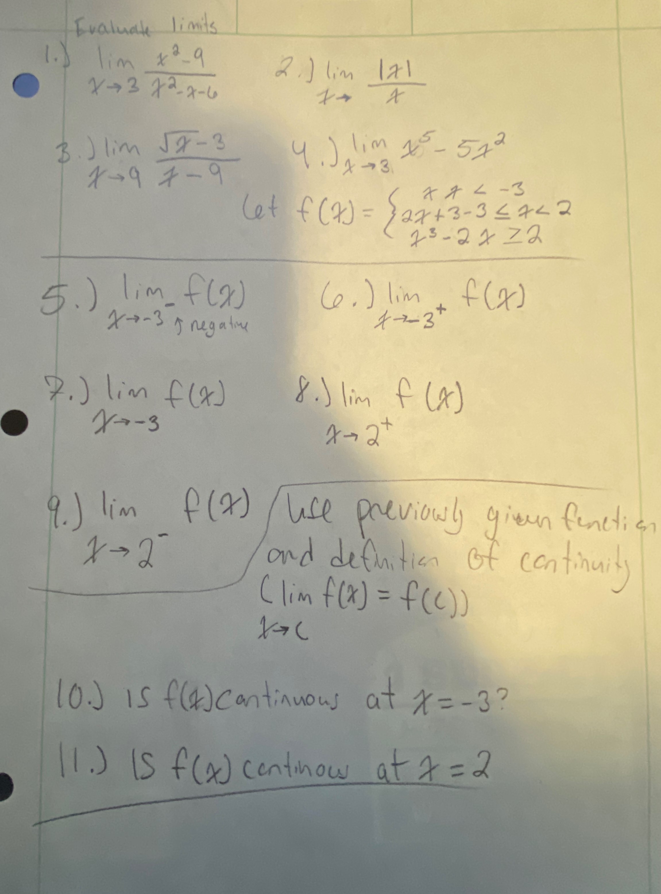 Could you please help me with these practice problems? I mainly need