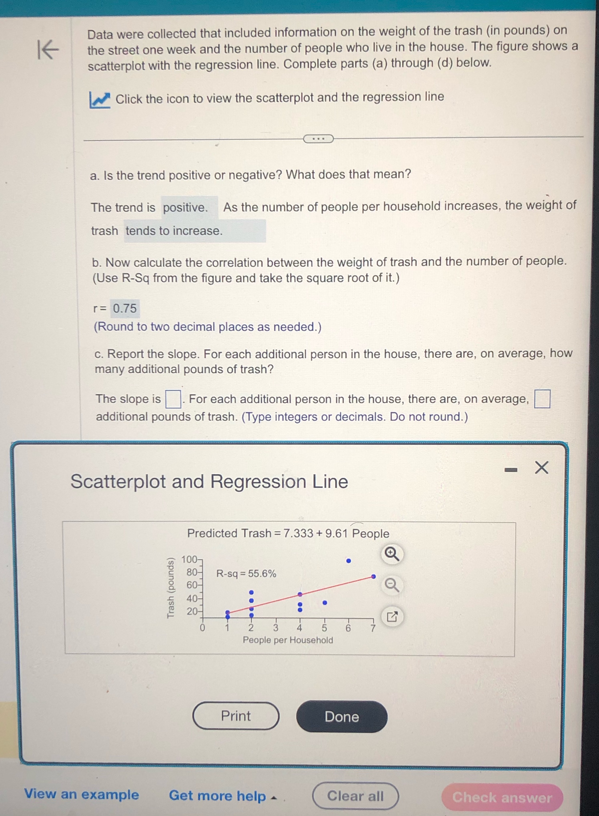 What is the answer for question C l6 Data were collected that
