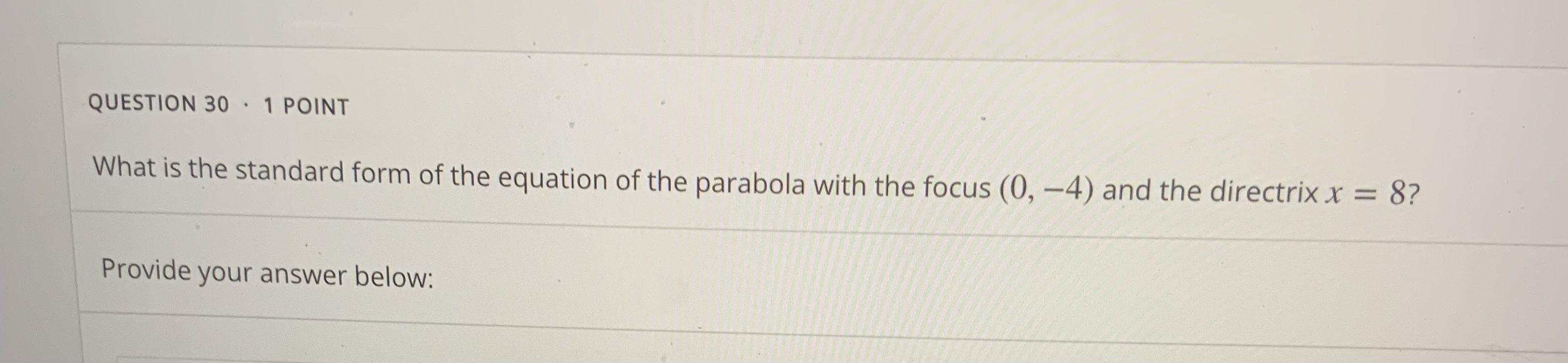 a number for your answer. For example, if you found u .