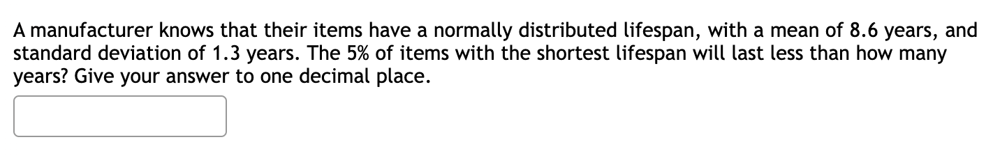 adult women in America are also normally distributed, but with a mean