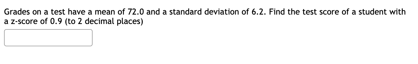 answer as a number accurate to 1 decimal place.) When taking a