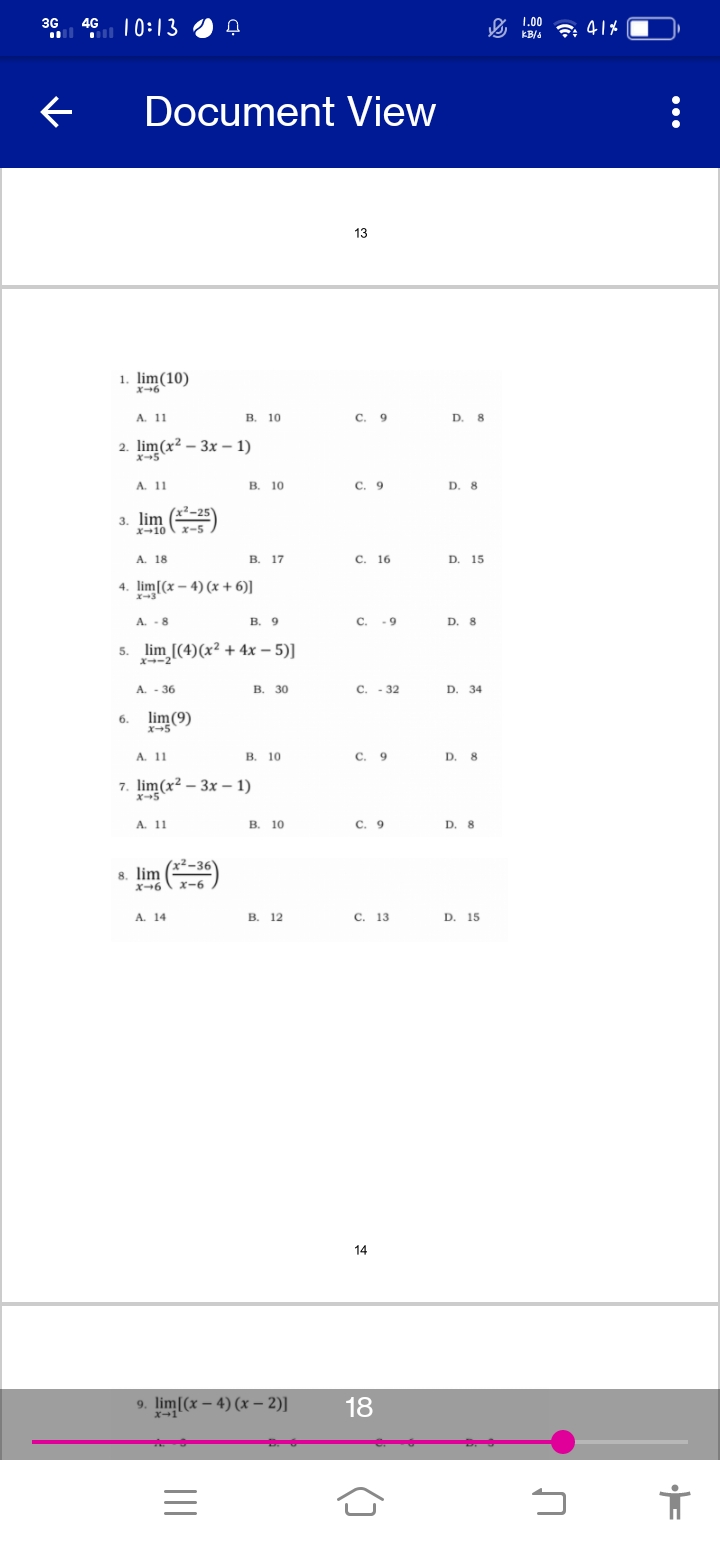 - Grade 11 Alternative Delivery Mode Quarter 3- Module 2: Limit Laws