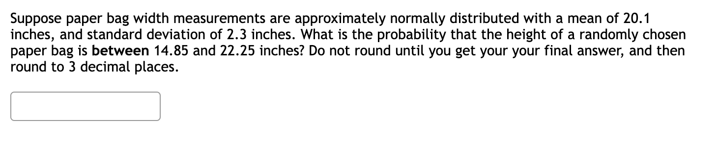 for an "unusual" event is considered to be one that has a