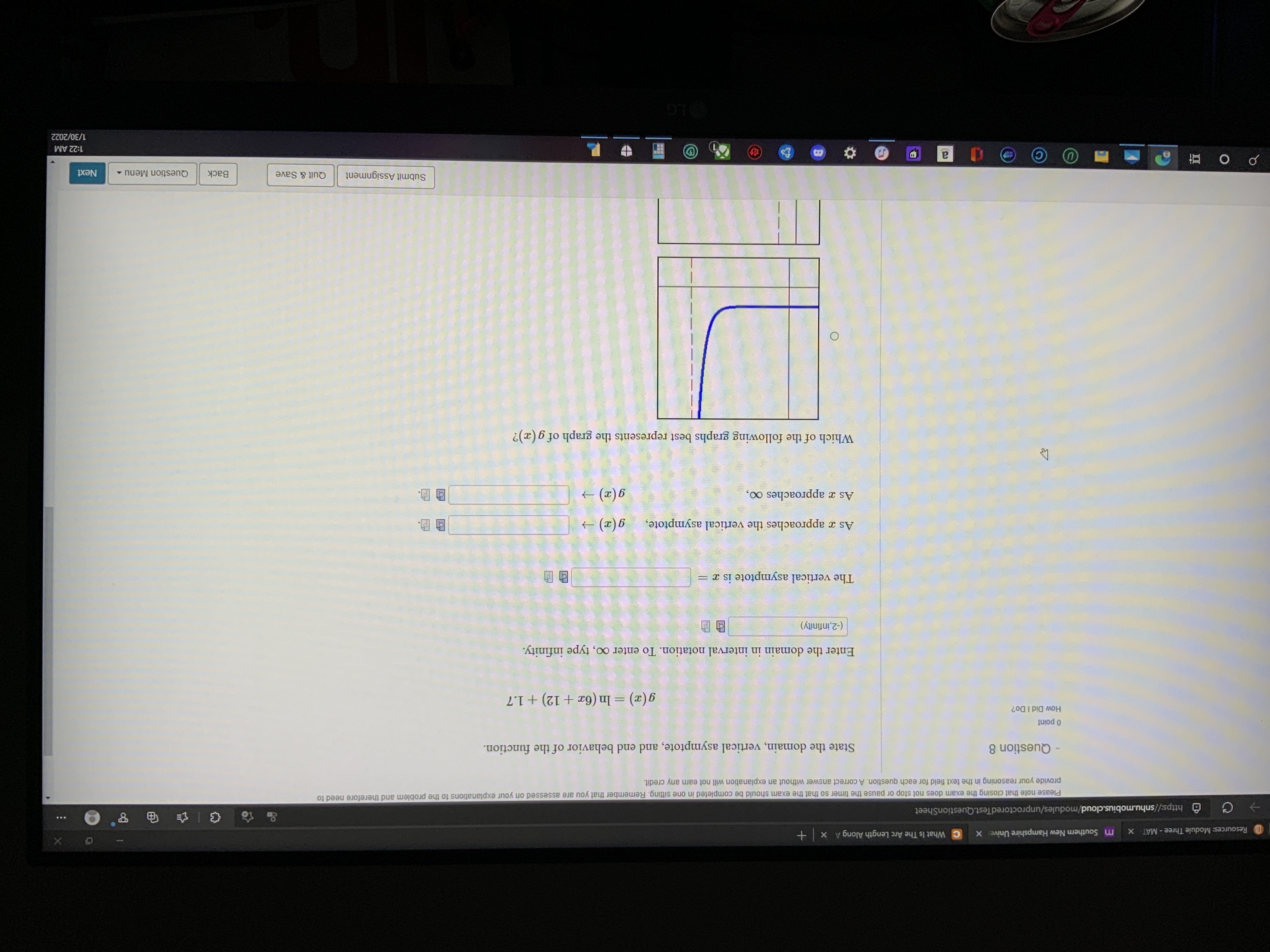 Univer X C What Is The Arc Length Along A x |+