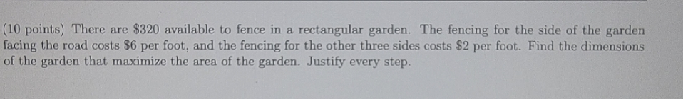 please walk me through this practice question (10 points) There are $320