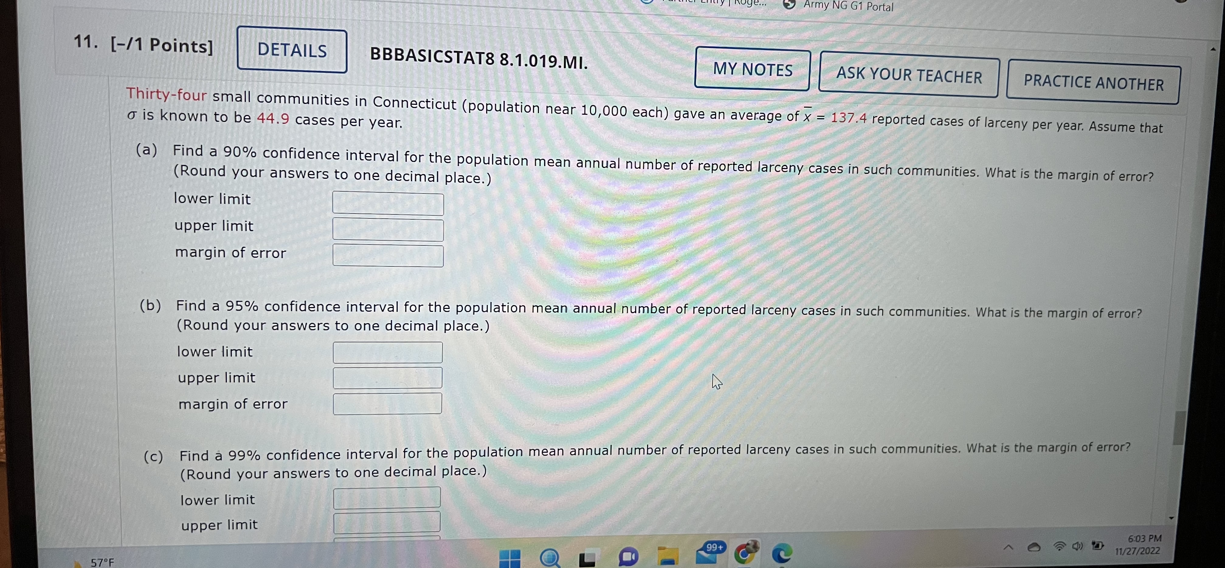 Help? Read ItPartner Entry | Roge... Army NG G1 Portal 9. [-/1
