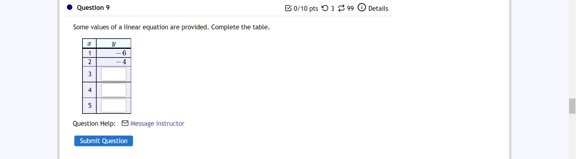 2000. 6) Using your equation, predict the population of the school in