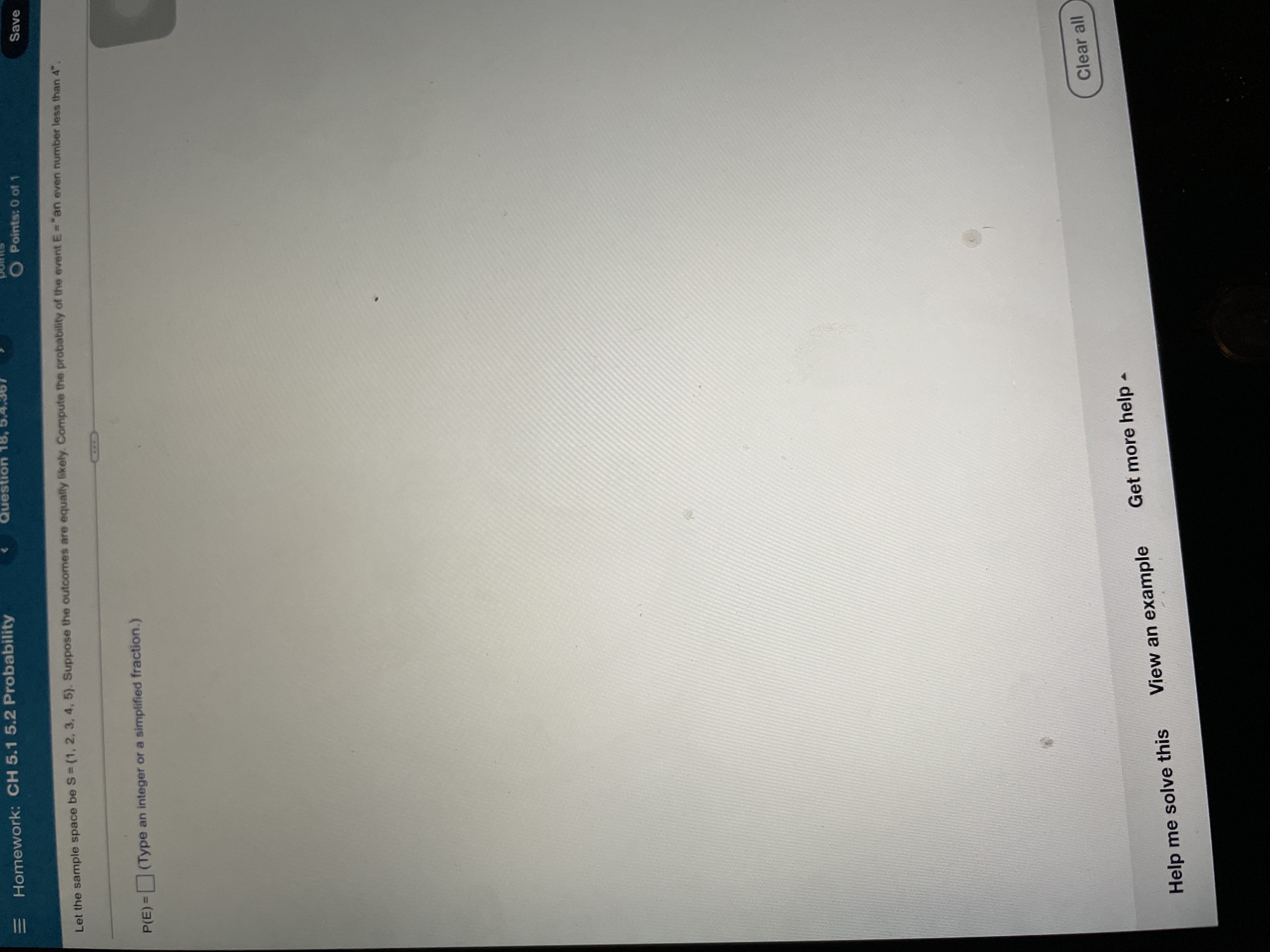 2, 3, 4, 5, 6, 7, 8, 9, 10). Suppose the outcomes