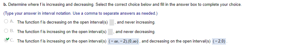 f' (x) = x ( x + 2 ). a. What are