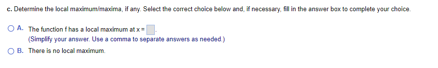 the critical points of f? b. On what open intervals is f