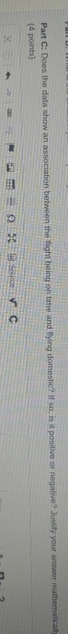 being on time and flying domestic? If so, is it positive or