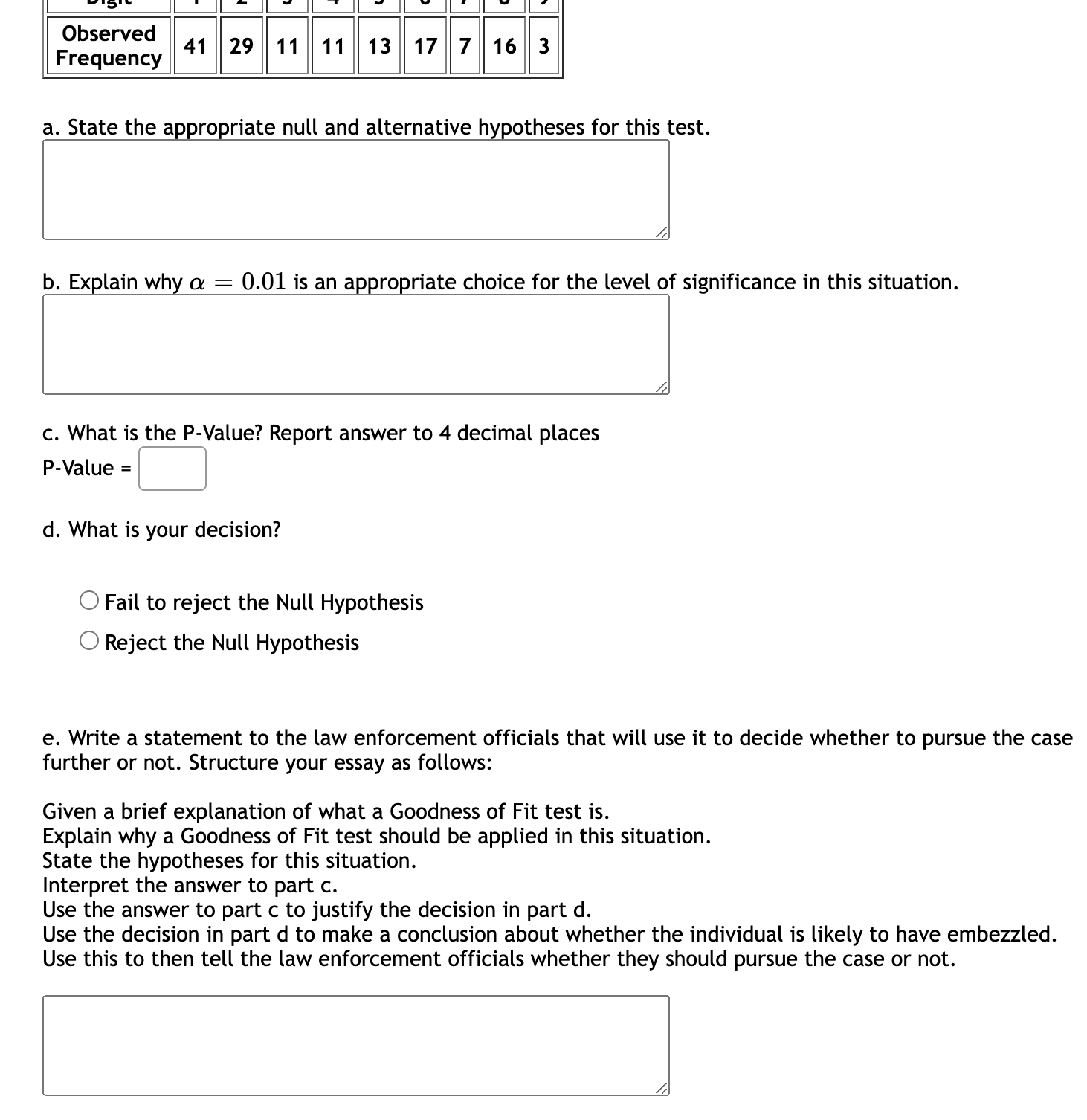 Column Total 2100 2126 H: Hypotheses Hoand a_ HA: Select an answer