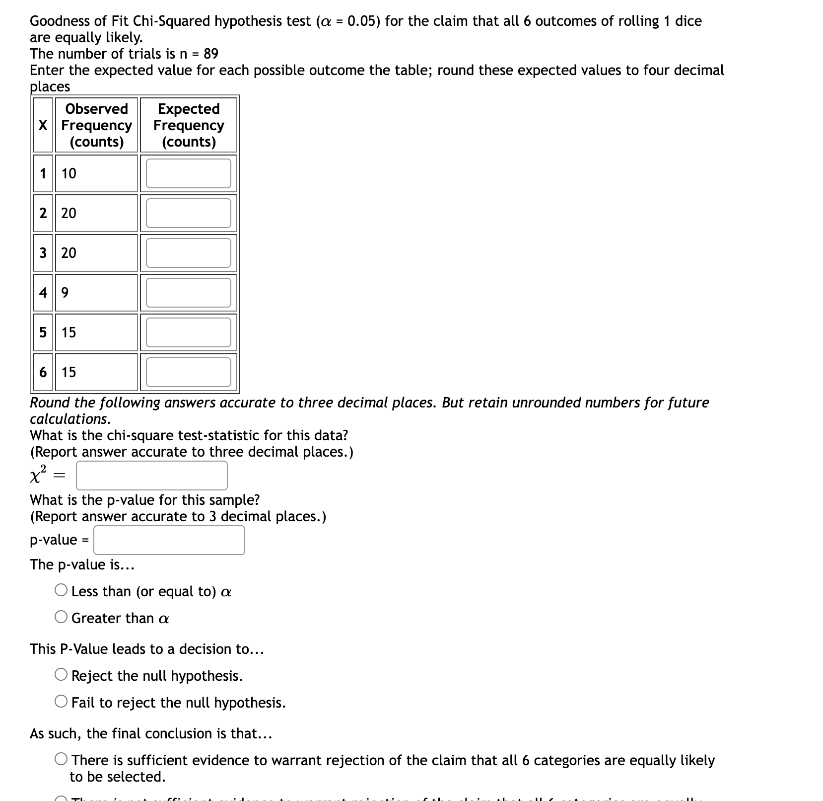 morning. Below are the results. Assuming that gender and energy levels are