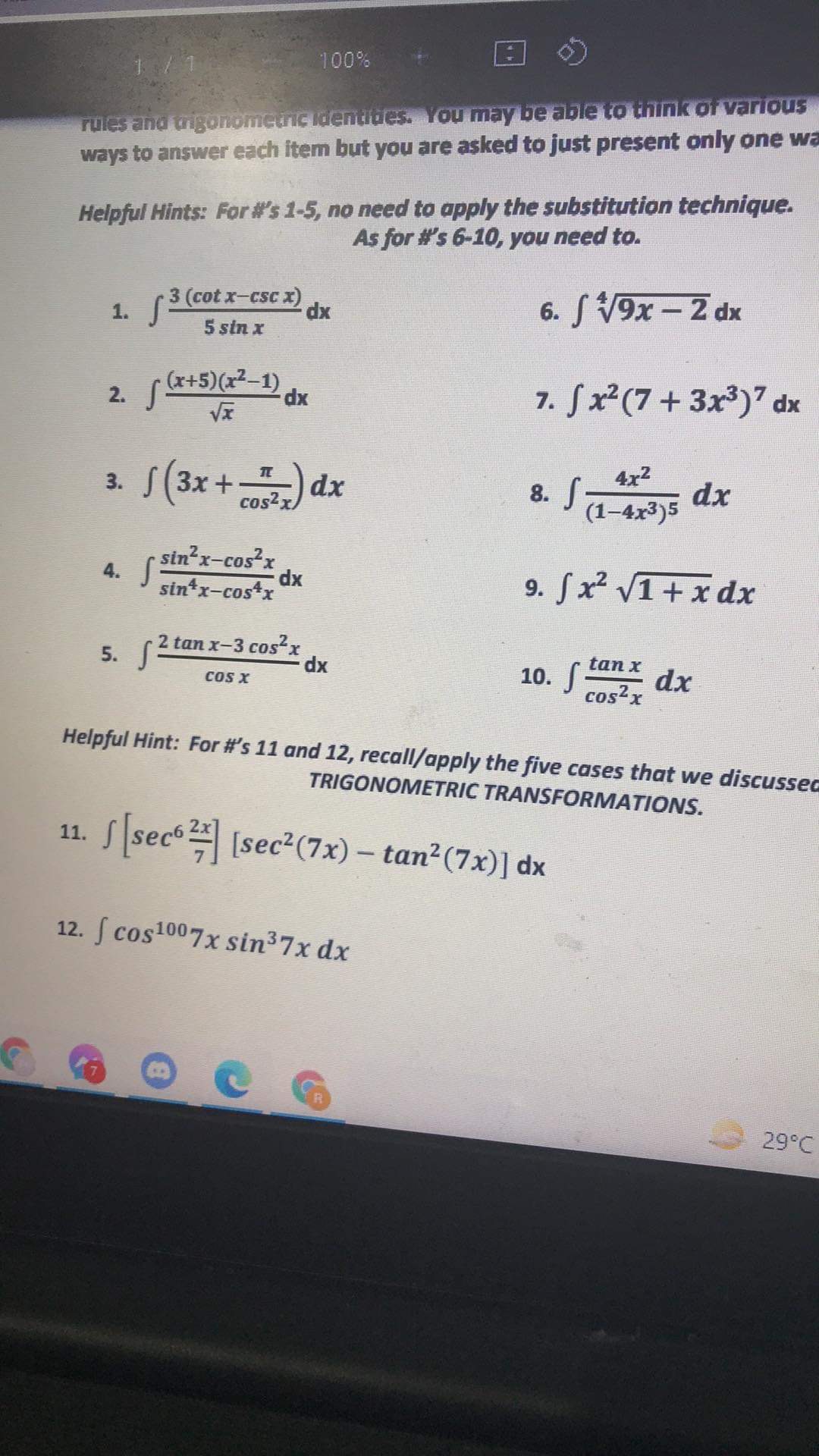 ris ano ui,wmctric 'dntitieeV-u Giaibe 0 vanous ways to answer each item