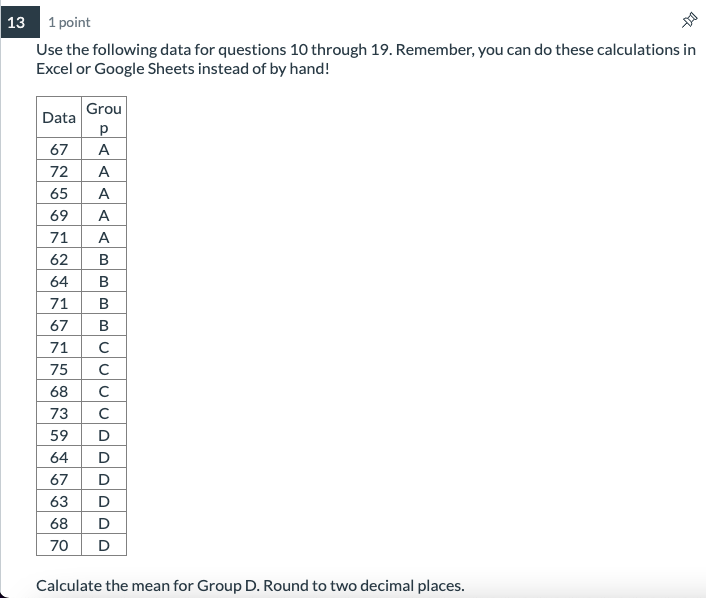 can do these calculations in Excel or Google Sheets instead of by
