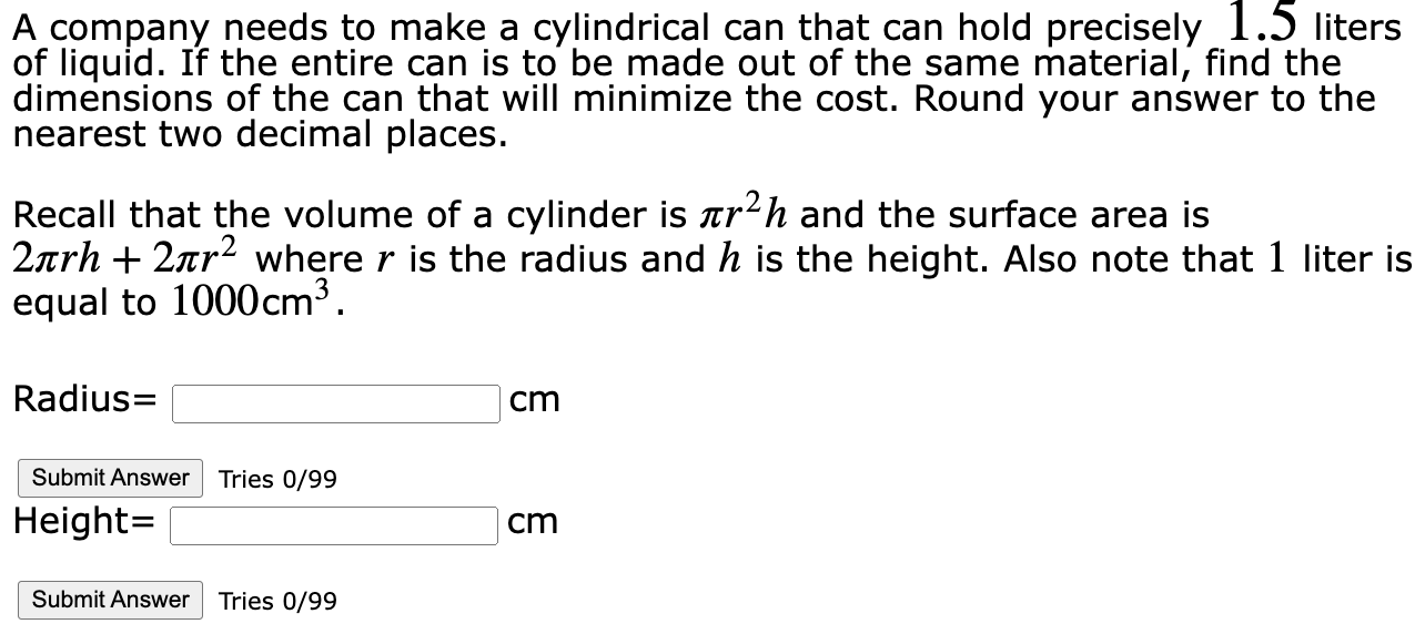 of the box that requires the least amount of material. How much
